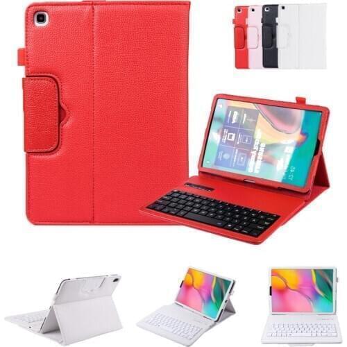 Magnetic Coque For Samsung Galaxy Tab S5E 10.5 T720 T725 Case with Keyboard Bluetooth PU Removable Cover For Samsung T720 Case