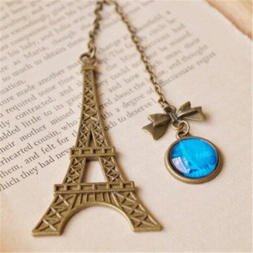 Fashion Tower Bookmarks Book Pendant Nice Present Jewelry