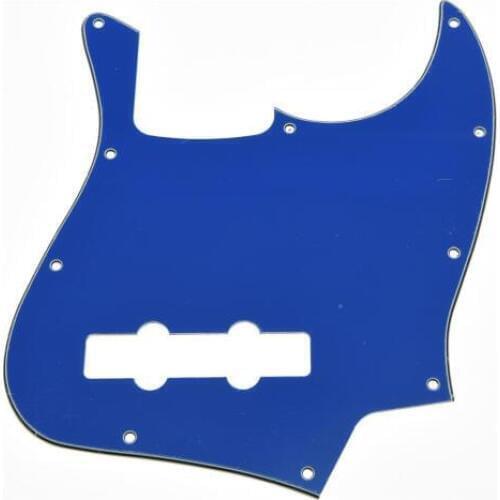 USA Spec Standard Jazz J Bass Pickguard Scrach Plate Blue 3 Ply Fits for Fender