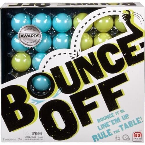 Mattel Bounce Off Board Game Family Friend Fun Competition The Trick Shot Game