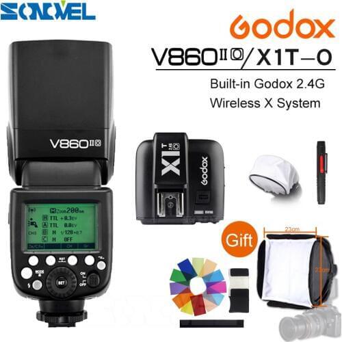 Godox Ving V860II-O HSS 1/8000 Li-ion Battery Flash Speedlite TTL Camera flash + X1T-O Transmitter For Olympus Panasonic