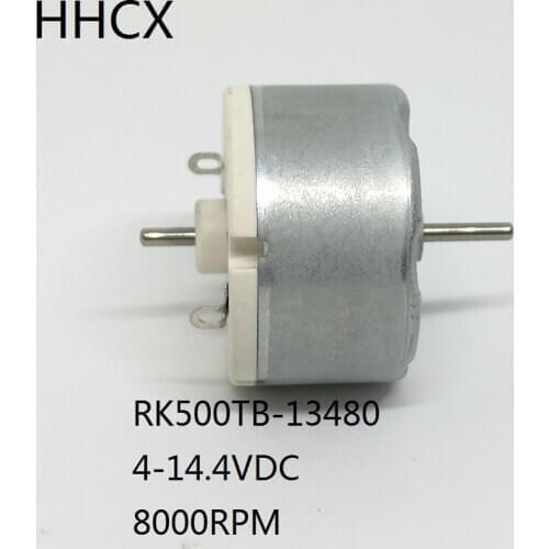 1PCS Brand new Mabuchi Double output shaft RK-500TB-13480 micro DC motor RK-500TB precious-metal brush 14.4VDC 8000RPM