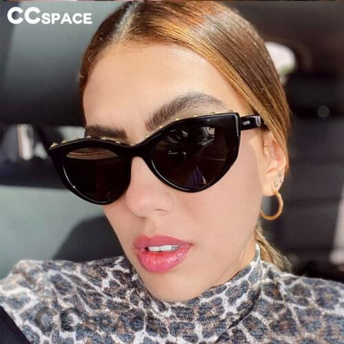 48130 Cat Eye Sunglasses Rivet Retro Men Women Fashion Shades UV400 Vintage Glasses
