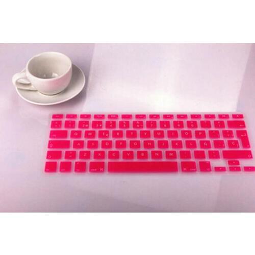 5pcs Spanish UK/EU Silicone Soft Keyboard Cover Skin sticker for MacBook Pro air 13" 15" 17" Air 13 inch EU layout