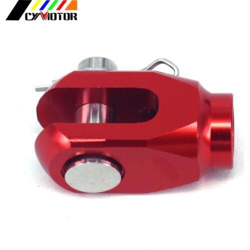 CNC Aluminium Rear Red Brake Clevis For CR80R CR85R XR50 XR100 Motard XR230 CRM250R CRF250L XR250 XR400 XR650R TRX450R TRX400EX