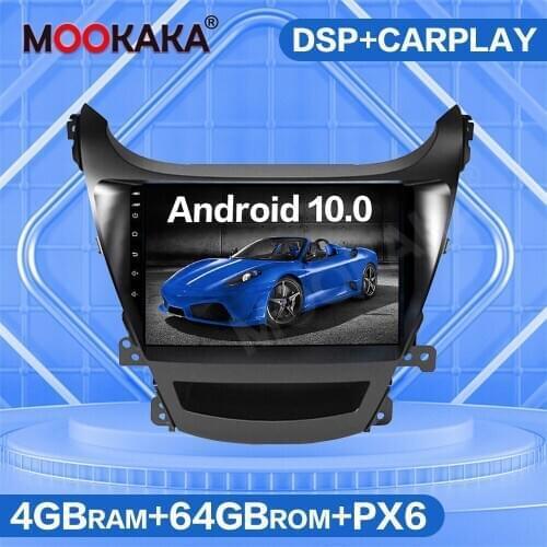 4G SIM LTE Android 10.0 4GB+64GB Car Radio GPS Navigation For Hyundai Elantra 2010-2014 Multimedia Player Auto Stereo Audio Unit