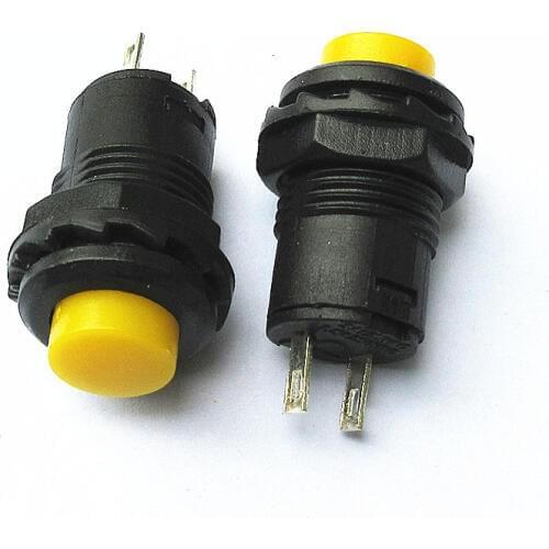 DS-428/427 Round Button Switch with Lock Self-locking/ Unlocked Self-reset Button Switches Red Green Yellow White 12MM