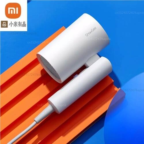 Xiaomi youpin negative ion folding hair dryer professional quick-drying 1800W travel foldable hair dryer