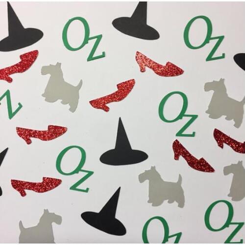 Wizard of Oz WEDDING baby shower birthday Confettis Gender Reveal Table decor scrapbook scatters party decoartions