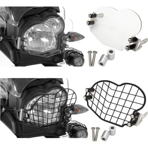 G650GS Acrylic/ Grille Headlight Protector Head Light Guard Front Lamp Cover for G 650 GS 2011 2012 2013 2014 2015 2016 2017