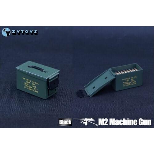 ZY Toys ZY8031A 1/6 Scale Black Browning Machine Gun Weapon Model Toys Fit 12" Soldier Figure Model Toys Children Gun models Toy