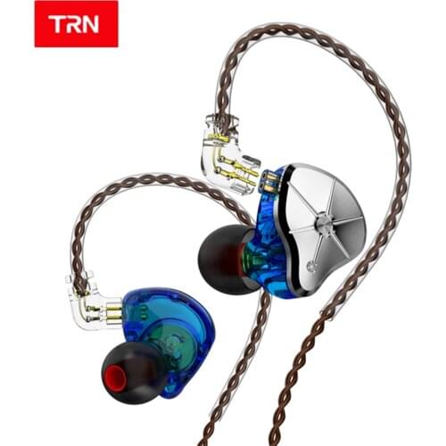 TRN STM 1BA+1DD Hybrid Driver In Ear Earphone HIFI Monitor Running Earphone Earplug Headset Replaceable cable TRN BA5 VX V90 ST1