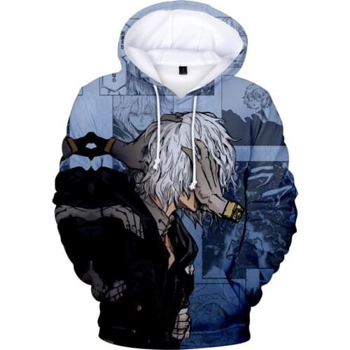 New My Hero Academia Shigaraki Tomura 3D Print Hoodie Fall Winer Suit Hoodies Sportswear Clothes Women/Men Youthful The Pullover