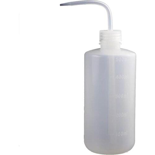 Tattoo Wash Clear White Plastic Bottle Microblading Tattoo Supplies (2*250ml /2*500ml /500ml +250ml Capacity for Your Choice )