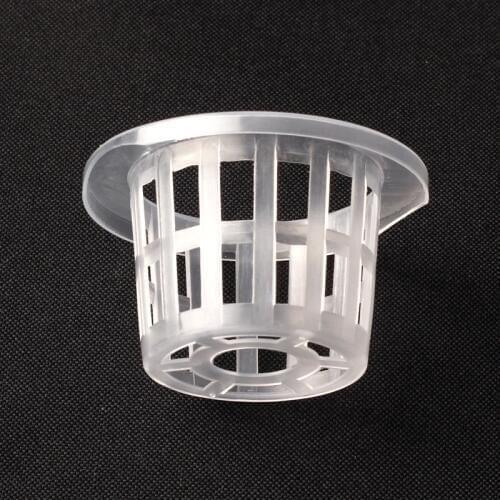 20pcs 60*42*35 White Mesh Pot Net Cup Vegetable Grow Basket Garden Plant Hydroponic Basket Aeroponics Net Pot