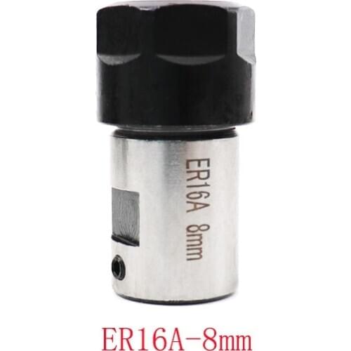 8mm ER ER16A Motor Shaft Extension Rod For CNC Milling Drill Chuck, Milling Boring Grinding,Lathe Engraving