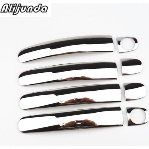 High Quality Stainless steel trim Door handle cover For Volkswagen VW 2012 2013 Jetta MK6 POLO Tiguan Skoda Rapid Yeti Car Styli
