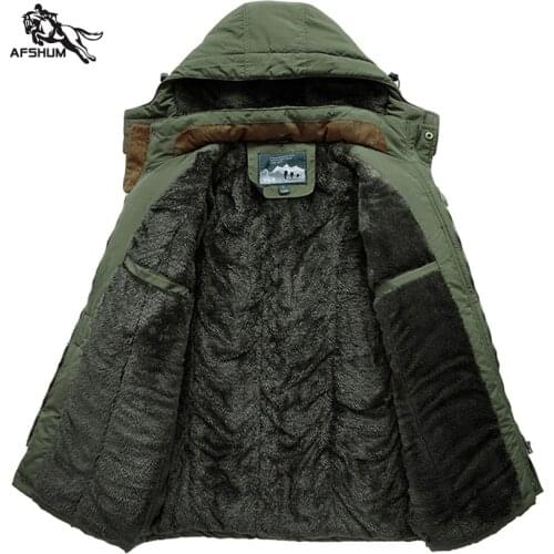 Winter parka men L-5XL 6XL Plus velvet Jacket Mens Hooded middle aged coats mens casual warm jackets coat Detachable hat 8186