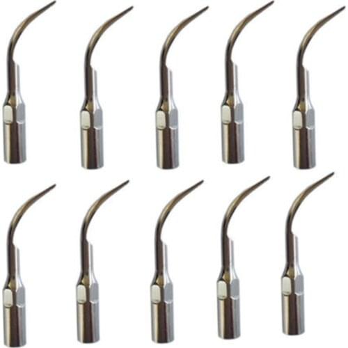 10PCS Dental Ultrasonic Scaler Periodontics Tips G1 fit Woodpecker EMS DTE Scaling Handpiece Dentistry Equipment Teeth Whitening