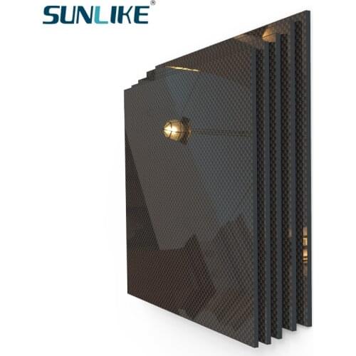 200mm X 300MM Glossy Surface 3K Carbon Fiber Sheet Plate Panel 0.5mm 1mm 1.5mm 2mm 3mm 4mm 5mm High Composite Hardness RC Model