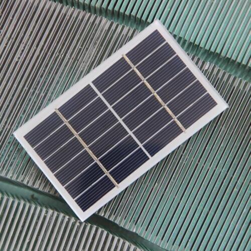 30pcs 1W 6V Solar Cell Module Glass Laminated Polycrystalline DIY Solar Panel Charger For 3.7V Battery Light 115*70MM