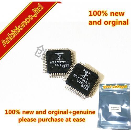 5pcs 100% new original STAC9721T QFP-48 Stereo AC 97 Codec With Multi-Codec Option in stock
