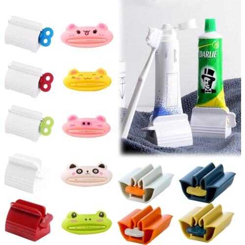 Bathroom Accessories Toothpaste Dispenser Multi-functional Tooth Paste Tube Squeezer Rolling Holder banheiro tandpasta knijper