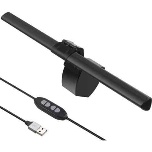 Screen Bar Desk Lamp Computer Laptop 3 Colors Stairless Dimming Hanging Table Lamp for LED Monitor Screen Light Reading