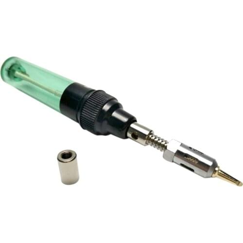 1300 Degree Gas Blow Soldering Solder Iron Cordless Butane Tip Tool Welding Pen Burner 8ml Welding Soldering Kit