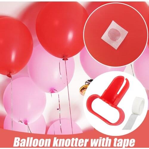 Balloons Knotting Tool Easy-to-operate Wedding Birthday Party Decorations Knot globos Seal Baloon Quick Tying Plastic Tools 2021