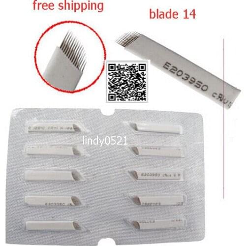 IPM peramennt makeup needle blade 14 for eyebrow munual pen