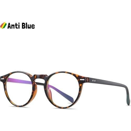 JackJad Classic Vintage Round Style Anti Blue Ray TR90 Eyewear Frame Women Men Light Computer Gaming Glasses Eyeglasses 2320