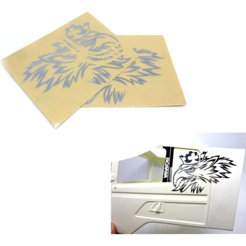 Tamiya Rc Truck Metal Window Sticker Decals For 1/14 Rc Car Radio Control Tractor Toys SCANIA R620 56323 R470 56318 730 Diy Part