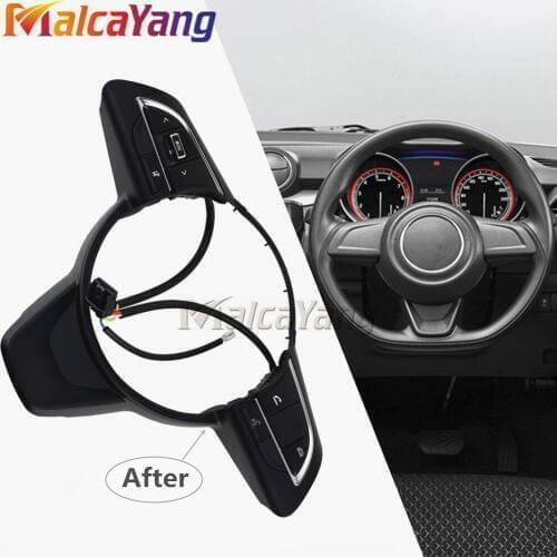 For Suzuki Swift / Swift sport 2017 2018 Multifunction Steering Wheel Button Control Switch Car -styling