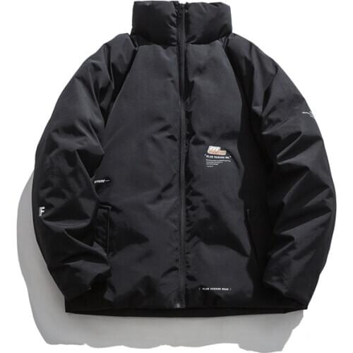 Owen Seak Men Cotton Coats Jackets High Street Mens Clothing Winter Outwear Dust Snow Windbreaker Black Coat