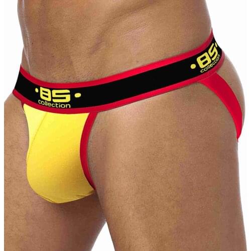 85 Brand Underwear jockstrap briefs cueca male panties g string and thongs gay men underwear jocks mesh sexy men underwear Penis