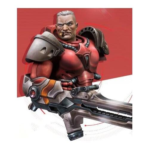 New Unassembled 1/10 ancient man warrior officer bust Resin Figure Unpainted Model Kit