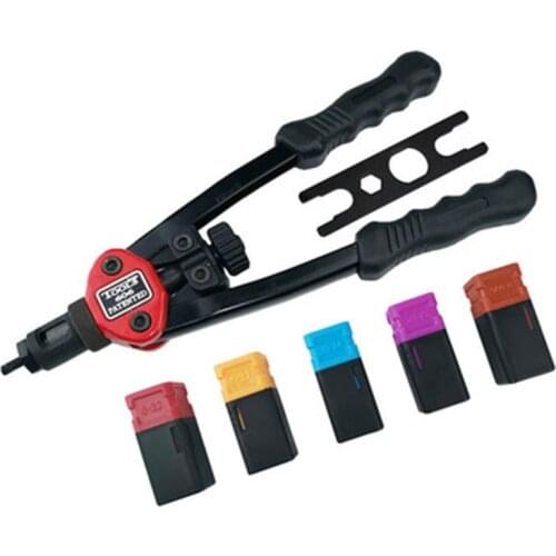 Riveter Gun Auto Rivet Tool 12" Blind Rivet Nut Gun Heavy Hand INSER NUT Tool Manual Mandrels M3 M4 M5 M6 M8 BT-606