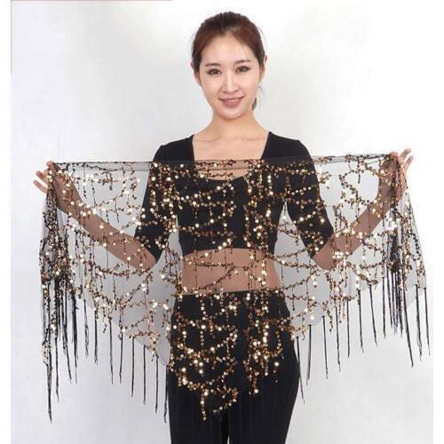 Belly Dance Accessories Sexy Tassel Sequin Waist Chain Oriental Costumes Bellydance Hip Scarf Performance Wear Waist Seal DN1644