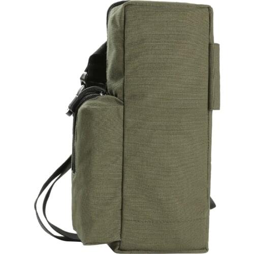 Portable Canvas Tent Pegs Bag Tent Stakes Organizer Case Hammer Pouch Hiking Equipment