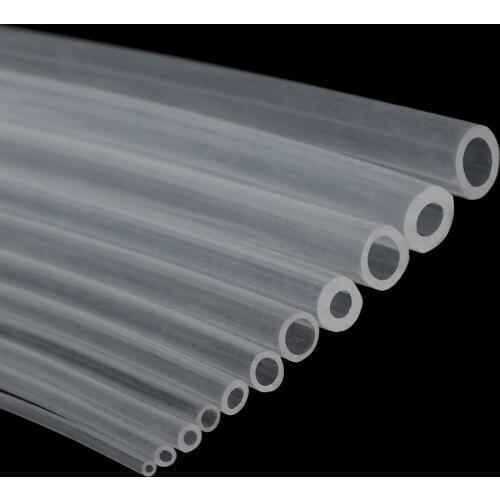 1Meter Durable Food Grade Clear Translucent Silicone Rubber Hose Pipe Soft Rubber Flexible Safe Tools Home Improvement Necessity