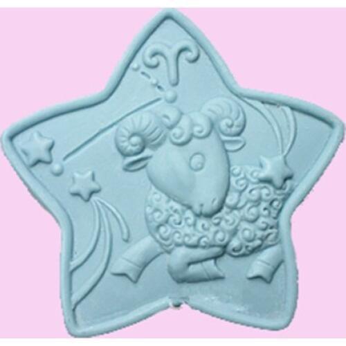 Aries constellation Mould S437 Craft Art Silicone 3D Soap Mold Craft Molds DIY Handmade Candle Molds