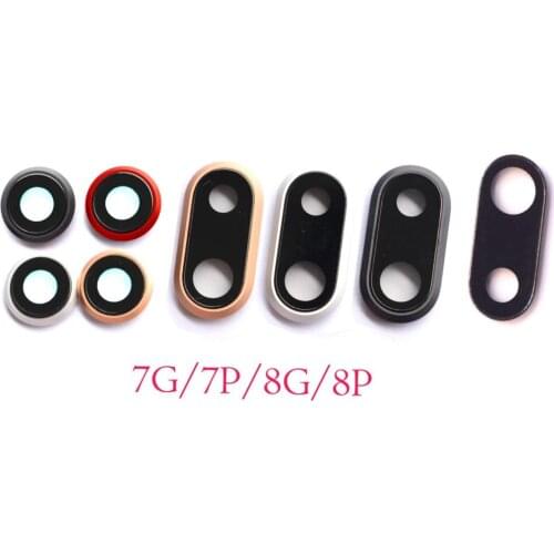 Rear Back Camera Glass Lens Cap Seal Bracket Ring Holder For iPhone 7 Plus 8 plus ,7P 8P