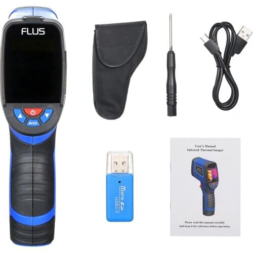 Thermal Imaging Camera Infrared Thermal Imager Humidity Measurement Handheld 240x320 ScreenResolution 1089P Visual Resolution