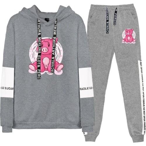 Julie And The Phantoms Hoodie+Sweatpants Sets Mens Sweatshirt + Long Pants Students Everyday Leisure Sportswear Women Hoody Set