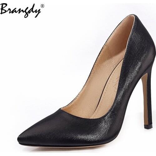 Brangdy Sexy Women Thin Heels Pumps Fashion Satin High Heels Shoes Pointed Toe Women Wedding Shoes Ladies Stiletto Women Heels