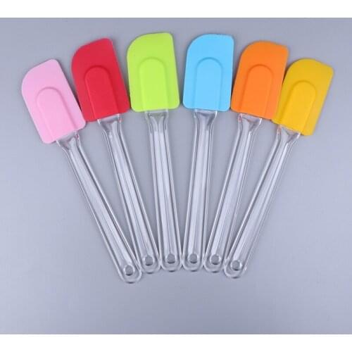 1Pc Silicone Spatula Baking Scraper Cream Butter Handled Cake Spatula Cooking Cake Brushes Kitchen Utensil Pastry Tools