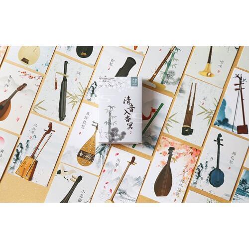 57mmx87mm good voice paper lomo card