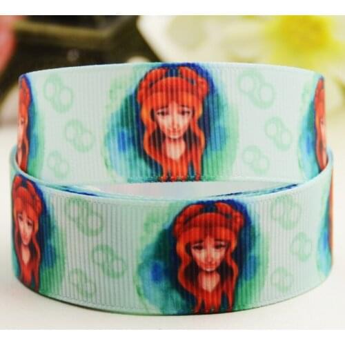 22mm 25mm 38mm 75mm Ruban satin Cancer Zodiac printed Grosgrain Ribbon Hair Accessories party decoration 10 Yards X-02563