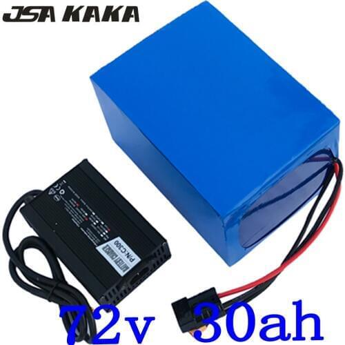 72V 2000W 2500W 3000W Electric Bike Battery 72V 30AH Electric Bicycle Battery 72V 30AH Ebike Lithium Battery with 5A charger